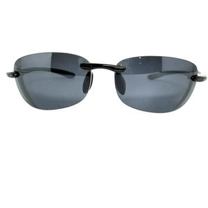 Maui Jim Sport Hanalei MJ-913-02 Mens Black Frames LENS NEED REPLACED H19098